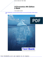 Dwnload Full Essentials of Economics 9th Edition Schiller Test Bank PDF