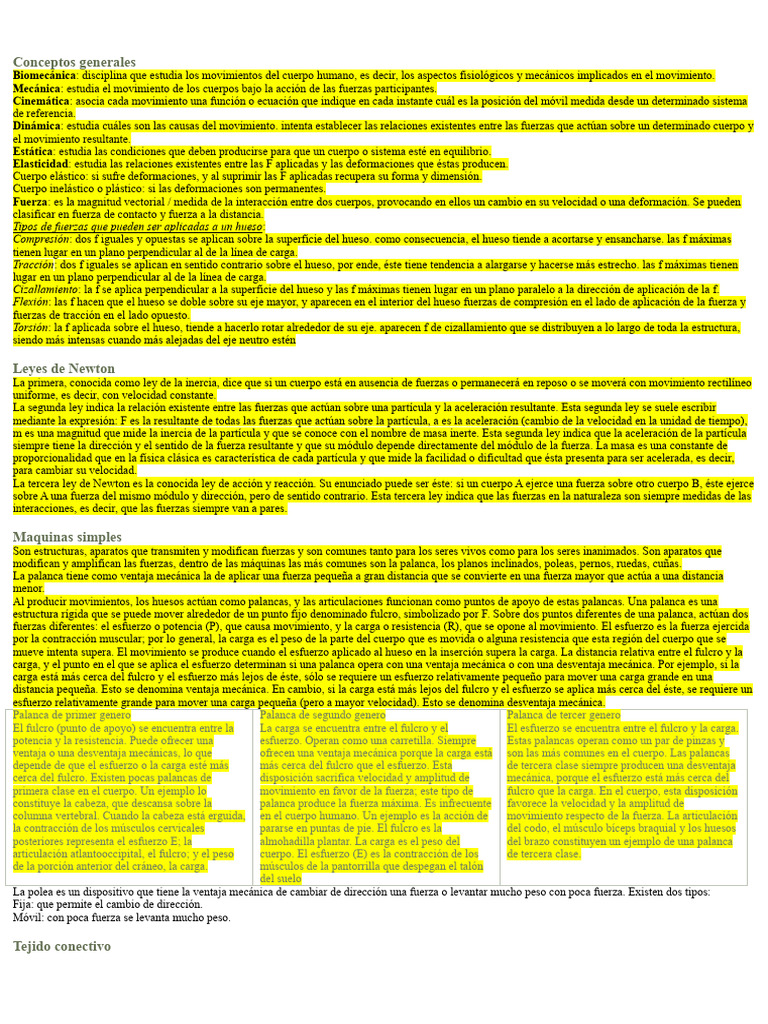 Biomecanica 2023 | Descargar gratis PDF | La columna vertebral ...