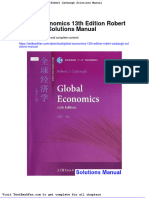Dwnload Full Global Economics 13th Edition Robert Carbaugh Solutions Manual PDF