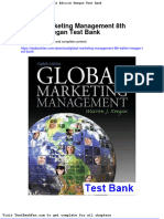 Dwnload Full Global Marketing Management 8th Edition Keegan Test Bank PDF