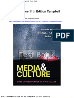 Dwnload Full Media Culture 11th Edition Campbell Test Bank PDF