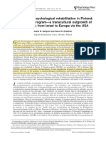 Sarajuuri (2006) Holistic Neuropsychological Rehabilitation in Finland - The INSURE Program-A Transcultural Outgrowth