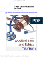 Dwnload Full Medical Law and Ethics 4th Edition Fremgen Test Bank PDF