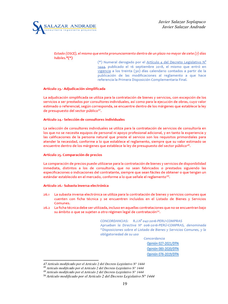 LEY Contrataciones 021 030 | PDF | Seguro | Regulación