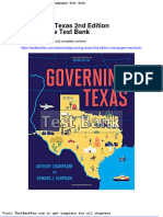 Dwnload Full Governing Texas 2nd Edition Champagne Test Bank PDF