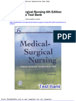 Dwnload Full Medical Surgical Nursing 6th Edition Ignatavicius Test Bank PDF