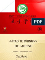 CECHIMEX Complejidad Traduccion Espanol Capitulos Tao Te King Lao Tse Jose Augusto Salazar Carbonell