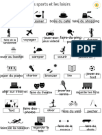 Fiche Vocabulaire Loisirs Version 1 Vide