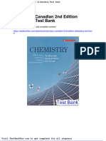 Dwnload Full Chemistry Canadian 2nd Edition Silberberg Test Bank PDF