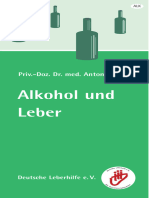 Broschüre Alkohol Und Leber 2016