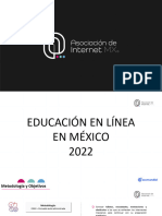 Asociación de Internet México. Estudio de Educación en Línea 2022