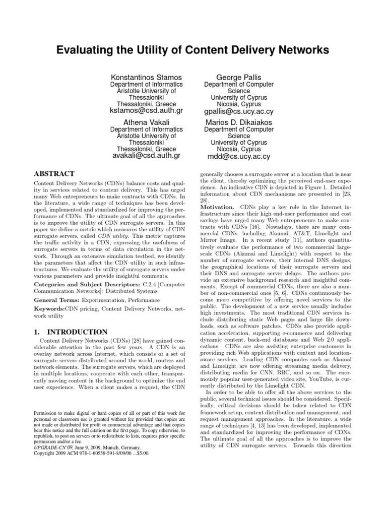 CDN Sim | PDF | Business