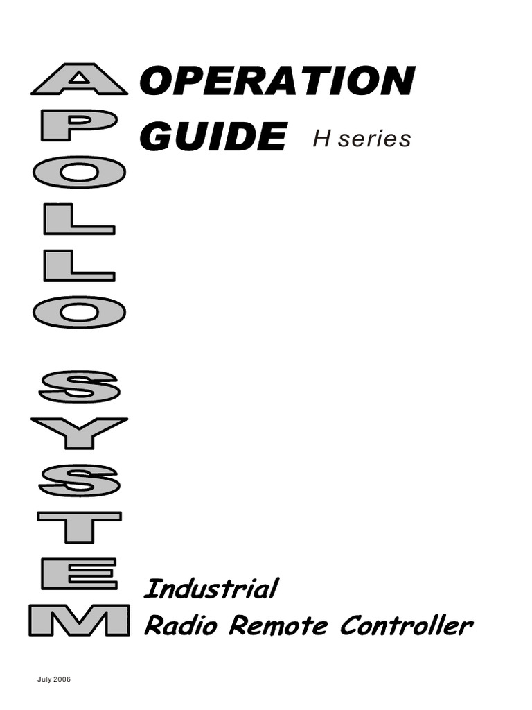 Apollo H Series With Box | PDF | Transmitter | Equipment