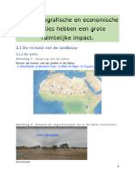 3.1 de Invloed Van Landbouw Op Landschappen - Sahel