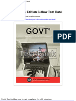 Dwnload Full Govt 8 8th Edition Sidlow Test Bank PDF