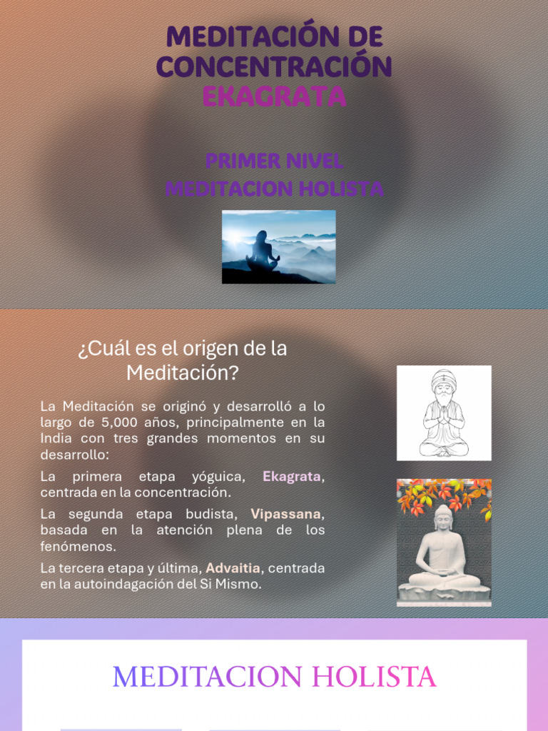 Origen y Beneficios de la Meditación | PDF | Meditación | Yoga