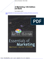 Dwnload Full Essentials of Marketing 13th Edition Perreault Test Bank PDF