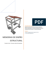 Memoria de Calculo La Osa, El Carmen NS V2