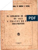 El Congreso de Abril de 1813 A Traves de Los Documentos Montevideo 1951