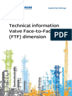 Valve Face-to-Face FTF Dimension - HABONIM - 2017