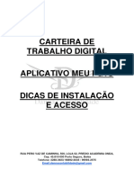 Carteira de Trabalho Digital e Aplicativo de FGTS