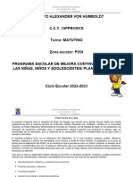 Programa Escolar de Mejora Continua A Favor de Las Niñas 22-23