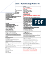 C1 Advanced Speaking Phrases 2023 UPDATE