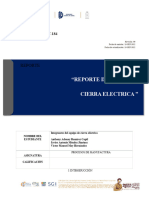 Proceso de Manufactura Cierra Electrica