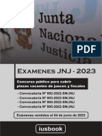 Iusbook - Exámenes de La JNJ - Junio 2023