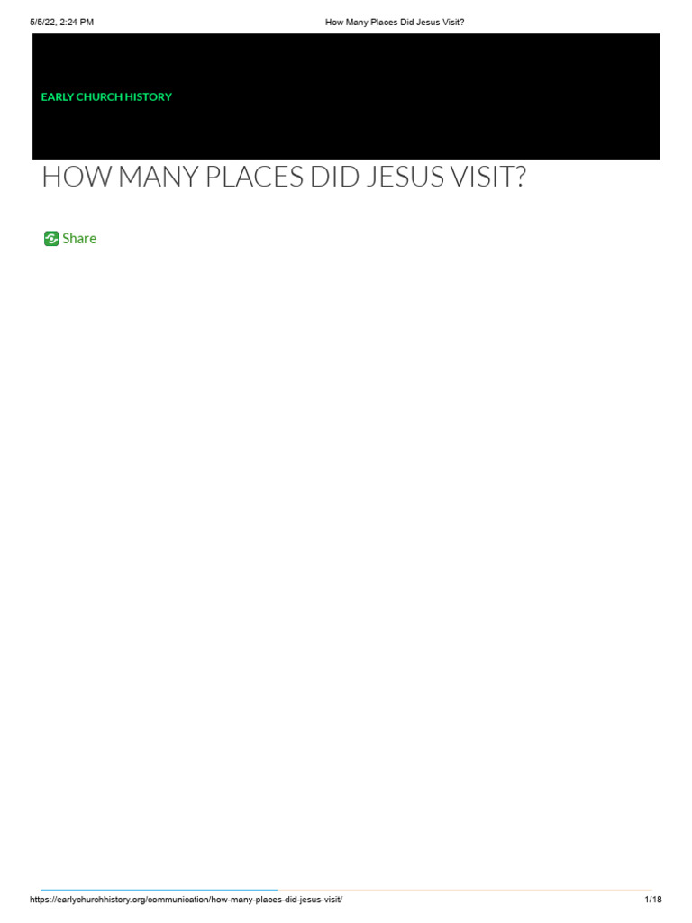 Early Church History Do PDF Jesus Lazarus Of Bethany