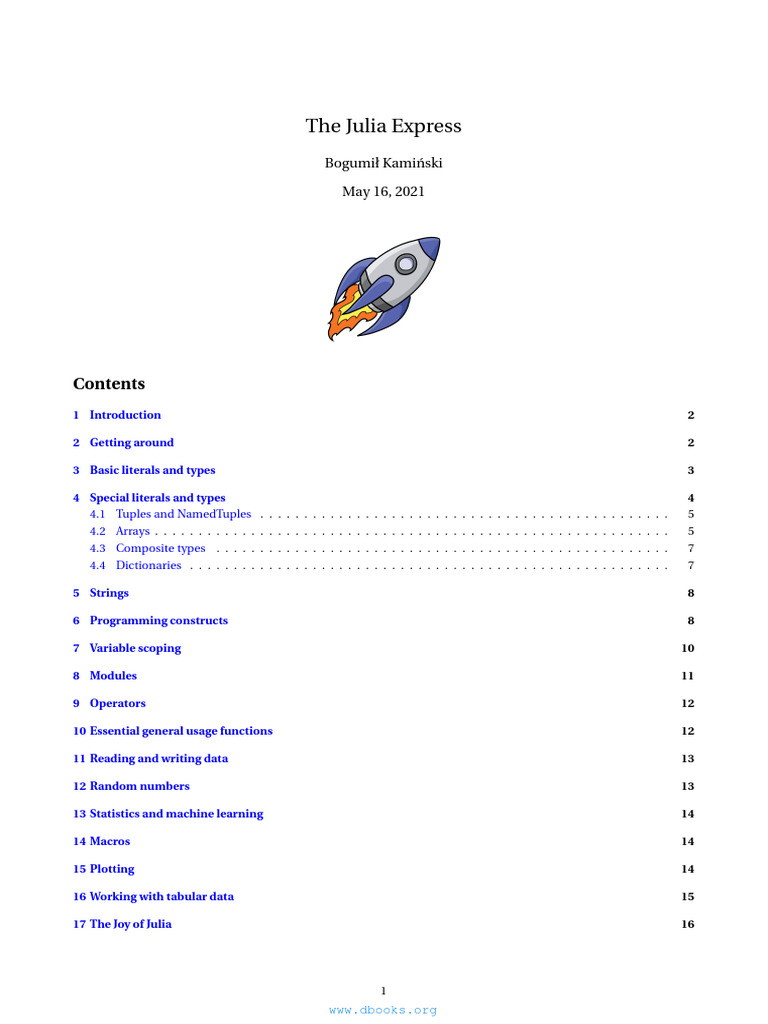 Introduction to Julia Programming | PDF