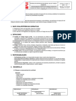 Procedimiento Tendido de Redes Colgadas para Sistema de Agua y Desague