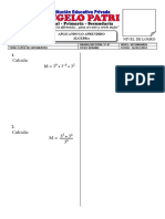 Practica Calificada Álgebra Primaria 5to y 6to (26 de Enero)