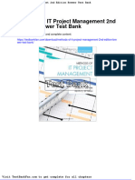 Dwnload Full Methods of It Project Management 2nd Edition Brewer Test Bank PDF