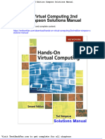Dwnload Full Hands On Virtual Computing 2nd Edition Simpson Solutions Manual PDF