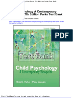 Dwnload Full Child Psychology A Contemporary View Point 7th Edition Parke Test Bank PDF