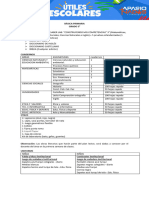 Utiles Escolares 3 Basica Primaria