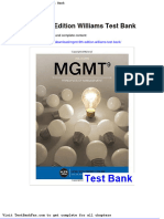 Dwnload full Mgmt 9th Edition Williams Test Bank pdf