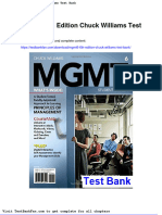 Dwnload full Mgmt6 6th Edition Chuck Williams Test Bank pdf