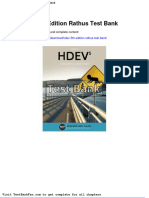Dwnload Full Hdev 5th Edition Rathus Test Bank PDF