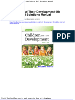 Dwnload Full Children and Their Development 6th Edition Kail Solutions Manual PDF