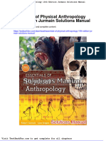 Dwnload Full Essentials of Physical Anthropology 10th Edition Jurmain Solutions Manual PDF