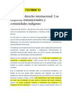 Sujetos de Derecho Internacional Las Empresas Transnacionales y Comunidades Indígenas