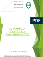 El Hombre, La Sociedad y La Comunidad Politica