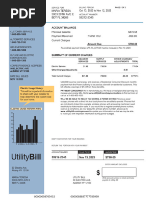 Utility  bill