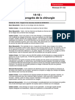 Rfi c1 14 18 Medecine Progres de La Chrirugie Transcription