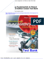 Dwnload Full Microbiology Fundamentals A Clinical Approach 1st Edition Cowan Test Bank PDF