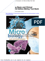 Dwnload Full Microbiology Basic and Clinical Principles 1st Edition Mckay Test Bank PDF