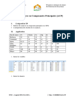 TP #2. Analyse en Composantes Principales (ACP) : I. L'objectif de TP