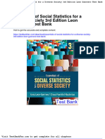 Dwnload Full Essentials of Social Statistics For A Diverse Society 3rd Edition Leon Guerrero Test Bank PDF
